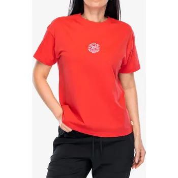 Dámské tričko Bavlněné tričko dámské Rip Curl Icons Of Surf Relaxed Tee - hibiscus red