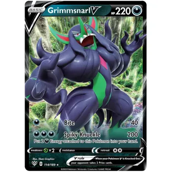 Sběratelská karetní hra Pokémon TCG Grimmsnarl V 114/189