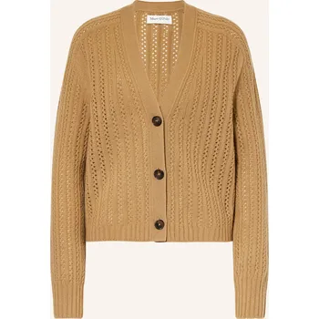 Dámský svetr Marc O'polo Dámský Pletený Kardigan, světle hnědá, 36
