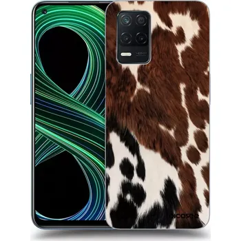 Pouzdro na mobilní telefon Picasee silikonový černý obal pro Realme 8 5G - Rust