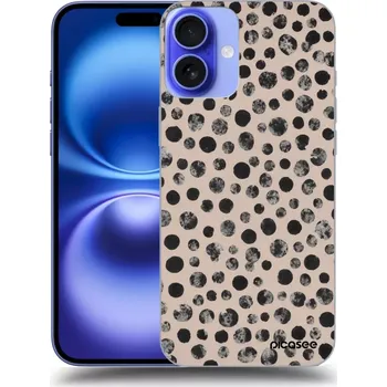 Pouzdro na mobilní telefon Picasee silikonový průhledný obal pro Apple iPhone 16 Plus - Dots