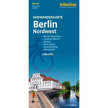 Radwanderkarte Berlin Nordwest RW-B01 - Verlag, Esterbauer