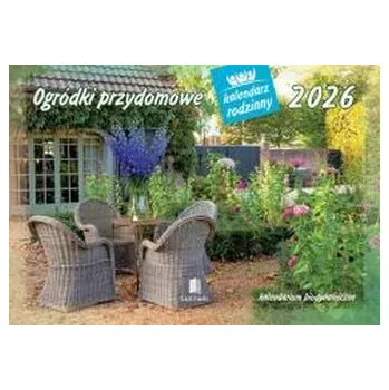 Kalendář Kalendarz 2026 rodzinny Ogródki przydomowe