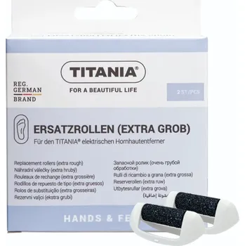 TITANIA extra hrubé nástavce k elektrické brusce na paty, 2 ks