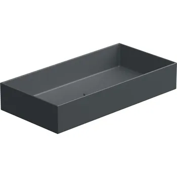 Umyvadlo na desku Zenith FS 80 keramické, ebano matné, 80x40 cm, ZELAVFS80028