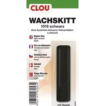 barva a nátěr na dřevo Vosk opravný Wachskitt 7,5 cm 1016 černá CLOU