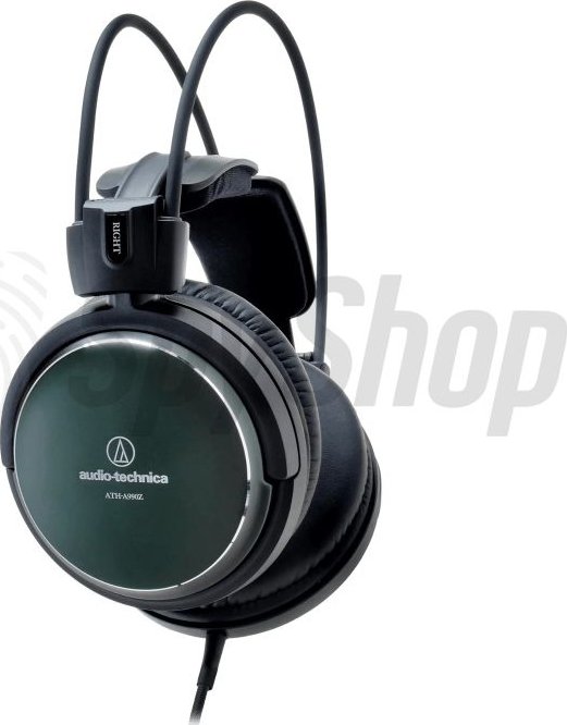 Kvalitní sluchátka Audio Technica ATH-A990Z – 53mm měniče pro poslech ve kvalitě Hi-Res, měkké náušníky, Double Air Damping