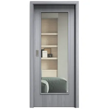 Interiérové dveře SAPELI ELEGANT KOMFORT M40 - CPL LAMINÁT - POSUVNÉ DVEŘE VČ. ZÁRUBNĚ - Dub zimní Průchozí šířka (cm): 100, Průchozí výška (cm): 197, Typ skla: Čiré sklo