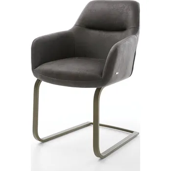 Jídelní židle DELIFE Jídelní židle Pejo-Flex mikrovlákno antracit vintage jídelní židle plochý titanová barva taštičkové pružiny