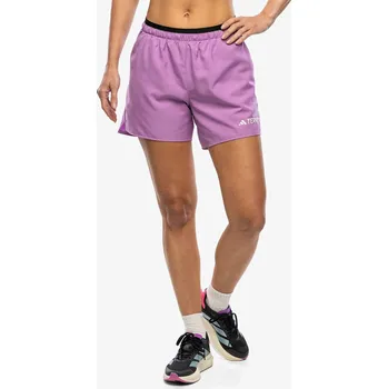Dámské kraťasy Běžecké kraťasy dámské adidas TERREX Multi Light Short - preloved purple