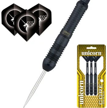 Unicorn Šipky Steel Core Black Brass Style 2 22g