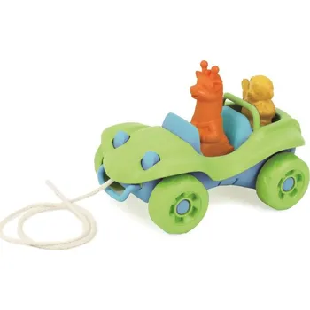 Výuková hračka Green Toys Tahací auto zelené