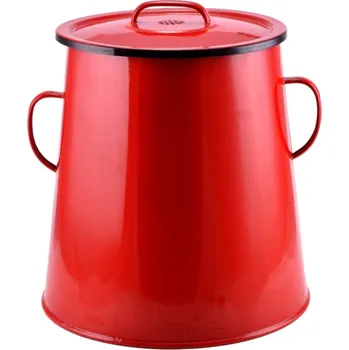 Hrnec Pro-Tech shop Hrnec na sádlo se smaltovaným povrchem 20l 25,5cm červený 54254 10429