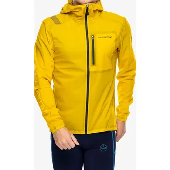 Pánská móda Bunda na běhání La Sportiva Ethereal Pro Jacket - yellow/black