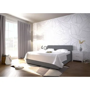 Matrace Merkur 160x200 cm šedomodrá, pěnová matrace Selene 160x200 cm šedá