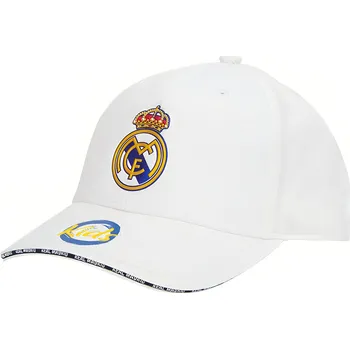 Kšiltovka Real Madrid FC Dětská kšiltovka Real Madrid FC, bílá, pruhy, 51-57 cm