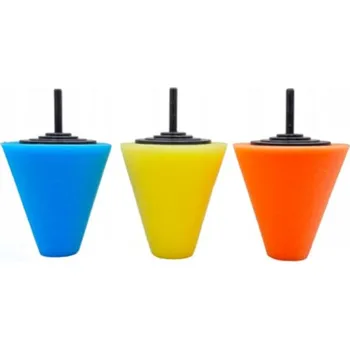 KRAFT&DELE 3-dílná sada lešticích kuželů 28x6mm 16214