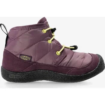 Dětská móda Dětské boty Keen Howser II Chukka WP - plum perfect/daiquiri green