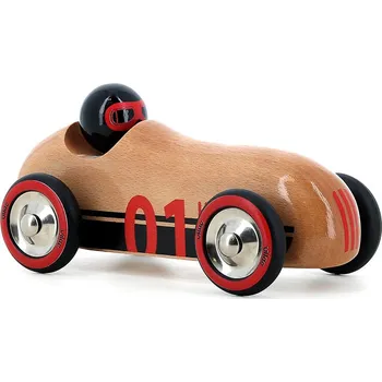 Výuková hračka Vilac Dřevěné auto Old Sport Compet přírodní