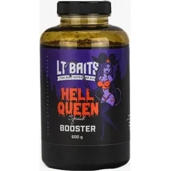 Návnadová surovina Booster LT Baits 600gr Hell Queen I -Squid
