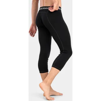 Dámské kalhoty Legíny Smartwool Merino 250 Baselayer 3/4 Bottom - black
