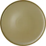 Porcelánový mělký talíř průměr 26,5 cm COPPA MISO ASA Selection - olivová zelená