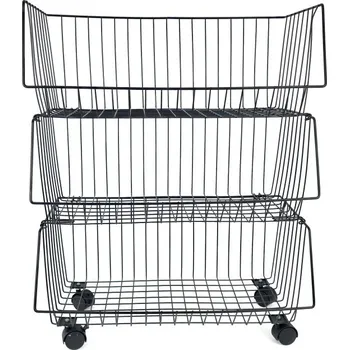 Příslušenství ke karavanu Regál pojízdný, třípatrový