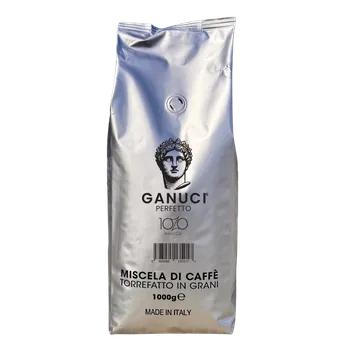 Káva GANUCI Perfetto 100% Arabica zrnková káva 1kg