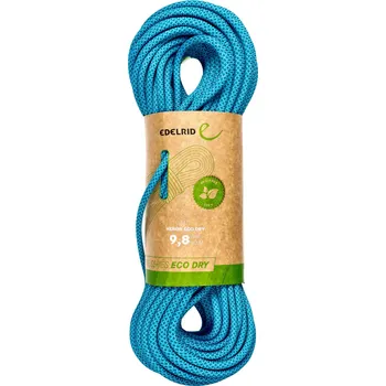 Lano Dynamické lano Edelrid Heron Eco Dry 9,8 mm 60 m - icemint