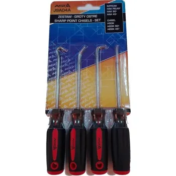 Sada nářadí KRAFT&DELE Sada montážních háků a šídel 4ks profi ASTA J9A04A 02887