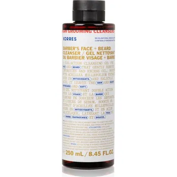 Šampon Korres Athenian Grooming čisticí gel na obličej a vousy 250 ml