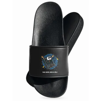 Pánské pantofle Bastard Padá server pantofle Black