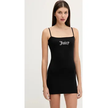 Dámské šaty Šaty Juicy Couture HAYLEY MINI DRESS černá barva, mini, přiléhavé, JCWED225304 99X, vel. S