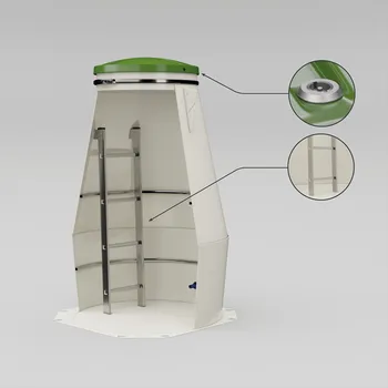 vodoměrná šachta Sineko Vodoměrná šachta VSDK 1 HARD - odolná šachta