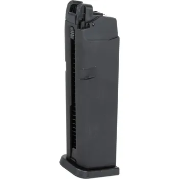 Plynový zásobník pro E&C Glock 17/18/34 - černý, tlačný, 24bb, E&C, MA011