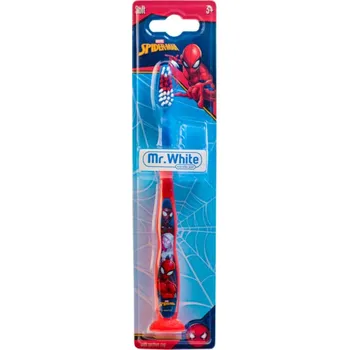 Zubní kartáček Marvel Spiderman Manual Toothbrush zubní kartáček pro děti s cestovní krytkou soft 3y+ 1 ks