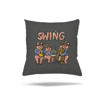 Polštář Bastard Swiňg polštář Gray Pol