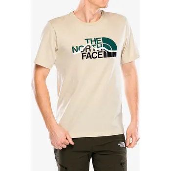Pánské tričko Bavlněné tričko The North Face S/S Mountain Line Tee - gravel