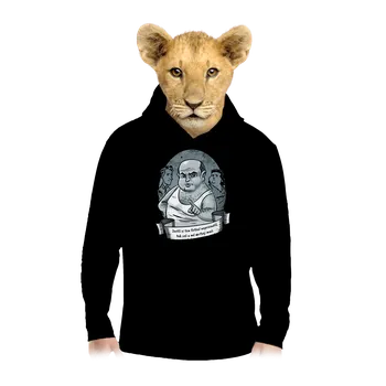 Chlapecká mikina Bastard B14: Ecce Homo Homolka dětská mikina klokanka Black