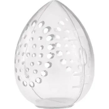 Plastová úložná krabička 7,5 x 5,5 cm na kosmetickou houbičku Průhledný box Držák na make-up houbičku Vajíčko Krabička na cestování průhledná