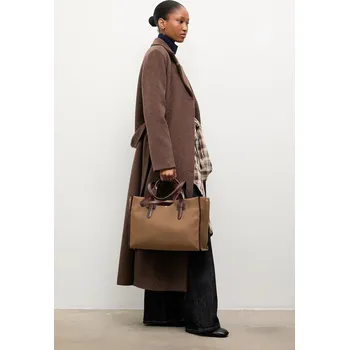 Dámský kabát Kabát Answear.LAB dámský, hnědá barva, přechodný WA24.KPD002 88X, vel. S