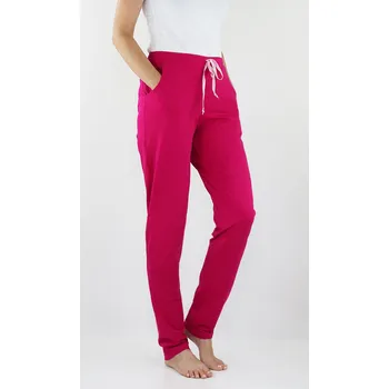 Dámské noční prádlo Dámské pyžamové prodloužené kalhoty MALINA velikost: M, délka: "34"