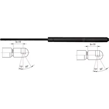 Dveře karosérie METZGER Plynová vzpěra zavazadlového prostoru MTG 2110391