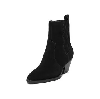 Dámská obuv DeeZee Polokozačky 20258-1 Černá 41