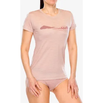 Merino triko dámské Sensor Merino Air Hills SS Tee - dusty pink