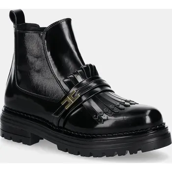 Dívčí holínky Dětské holínky Elisabetta Franchi černá barva, F4A5-E0438 F4A5.E0438 99X, EUR 36