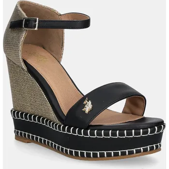 Dámské sandále Sandály U.S. Polo Assn. AYLIN černá barva, AYLIN025W/5YC1 AYLIN025W.5YC1 99X, EUR 39