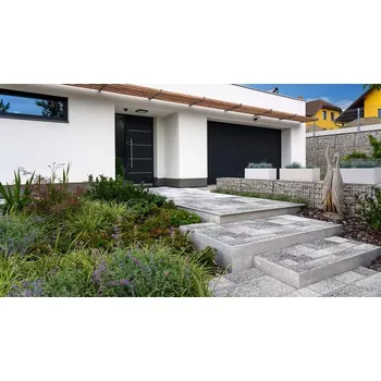 Dlažba CS BETON Dlažba GRAN TECH Mineral 8 cm černo-bílá AKCE