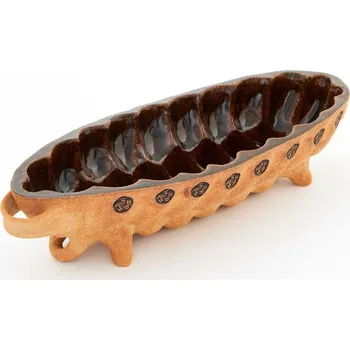 Forma na pečení vánočka 2. jakost - kameninová forma na vánočku (ruční výroba)