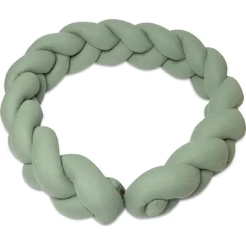 Pletený copánkový mantinel / vafle / šalvějová Délka pleteného mantinelu: 300 cm